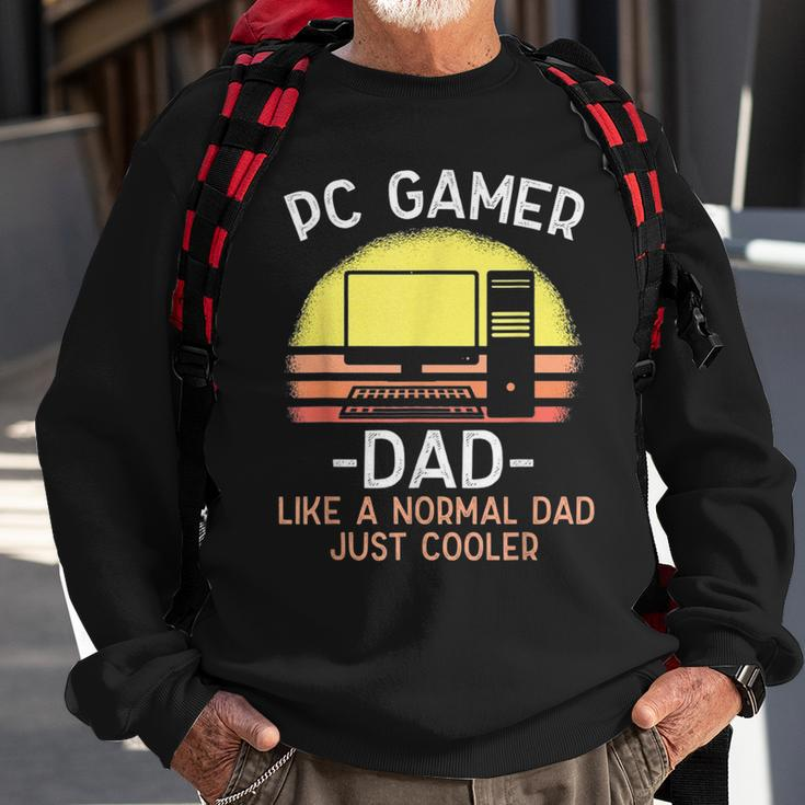 Pc Gamer Dad Like A Normal Dad Just Cooler Funny Gamer Sweatshirt Gifts for Old Men