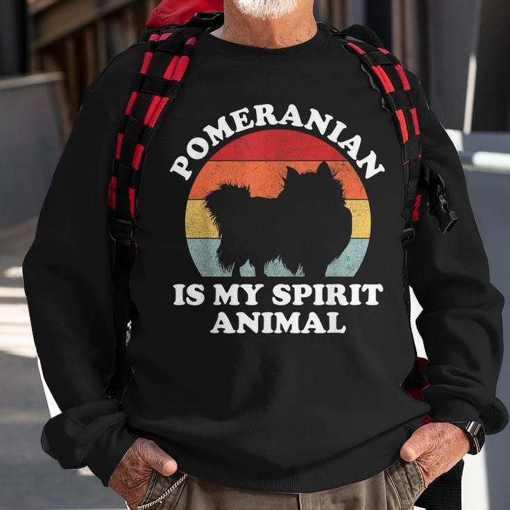 Pomeranian Is My Spirit Tierliebhaber Sweatshirt Geschenke für alte Männer