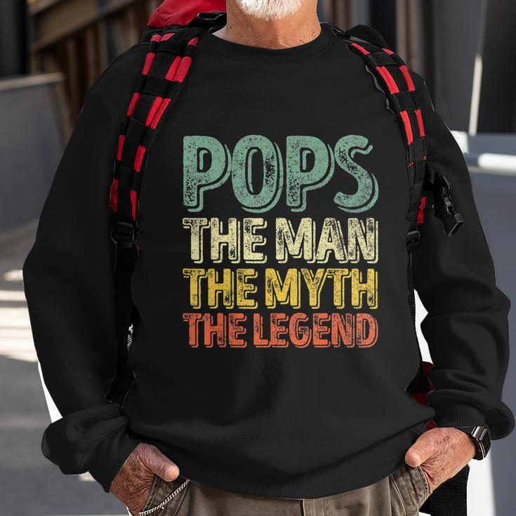 Pops The Man The Myth The Legend Christmas Sweatshirt Gifts for Old Men