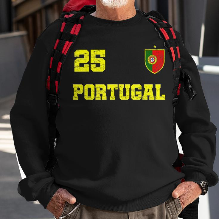 Portugal Soccer Jersey Number Twenty Five Portuguese Futebol Men Women Sweatshirt Graphic Print Unisex Gifts for Old Men