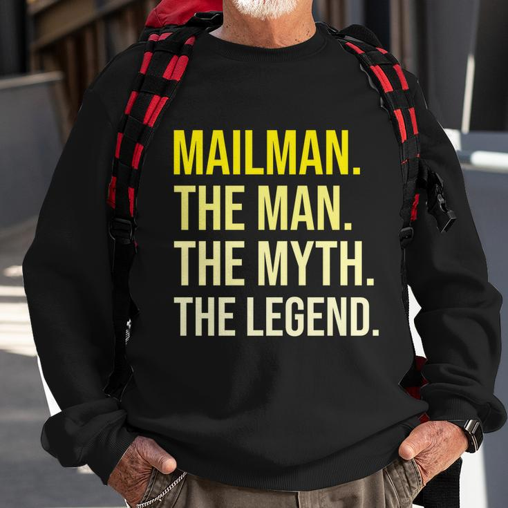 Postal Worker Mailman Gift The Man Myth Legend Cute Gift Sweatshirt Gifts for Old Men