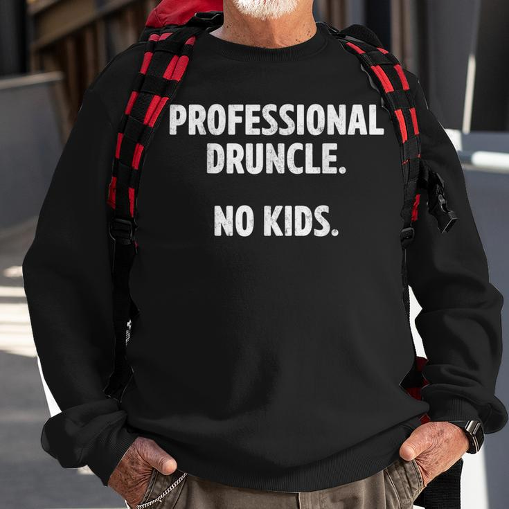 Professional Drinking Drunk Uncle DruncleGift For Mens Sweatshirt Gifts for Old Men