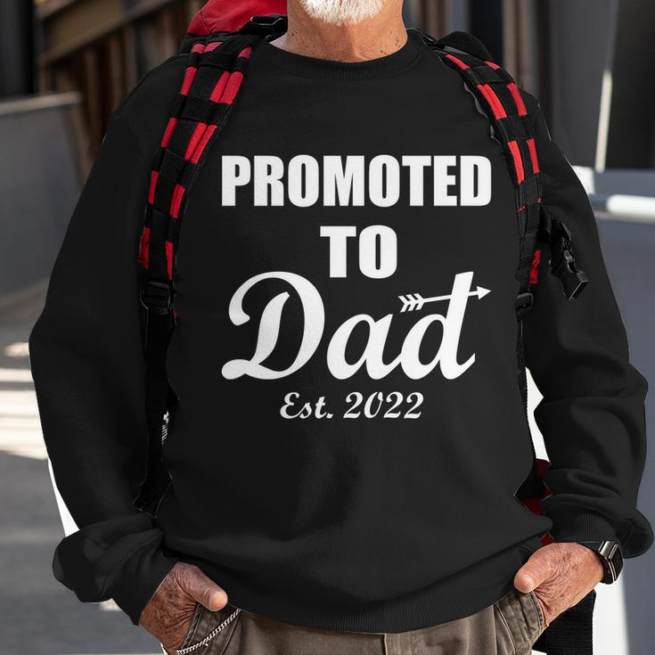 Promoted To Dad Est 2022 Sweatshirt Gifts for Old Men