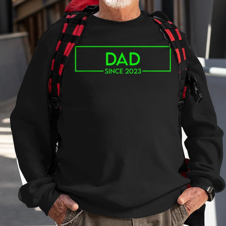Promoted To Dad Est Sweatshirt Gifts for Old Men