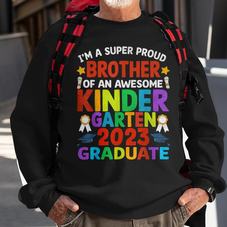 Proud Brother Of Awesome Kindergarten Graduated Graduation Sweatshirt Gifts for Old Men