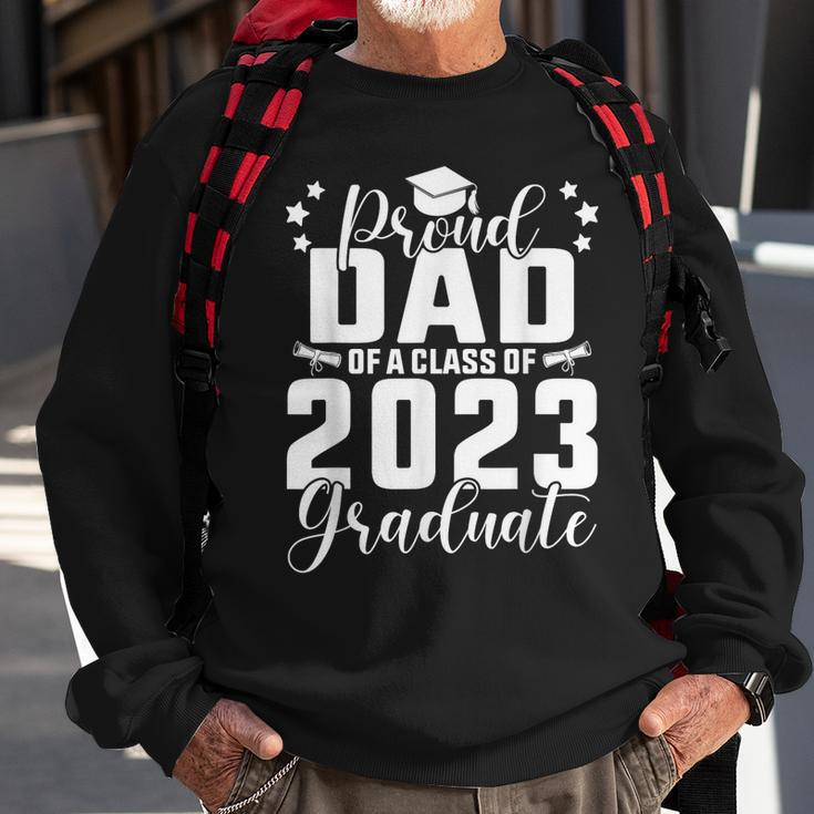 Proud Dad Of A Class Of 2023 Graduate Senior Family Sweatshirt Gifts for Old Men