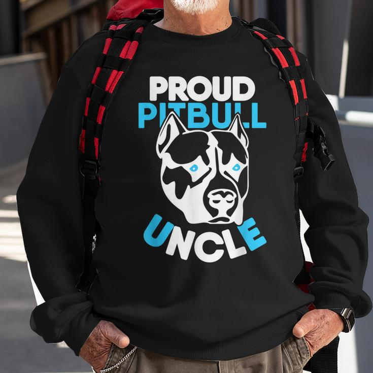 Proud Pitbull Uncle Dog Lover Gift Sweatshirt Gifts for Old Men