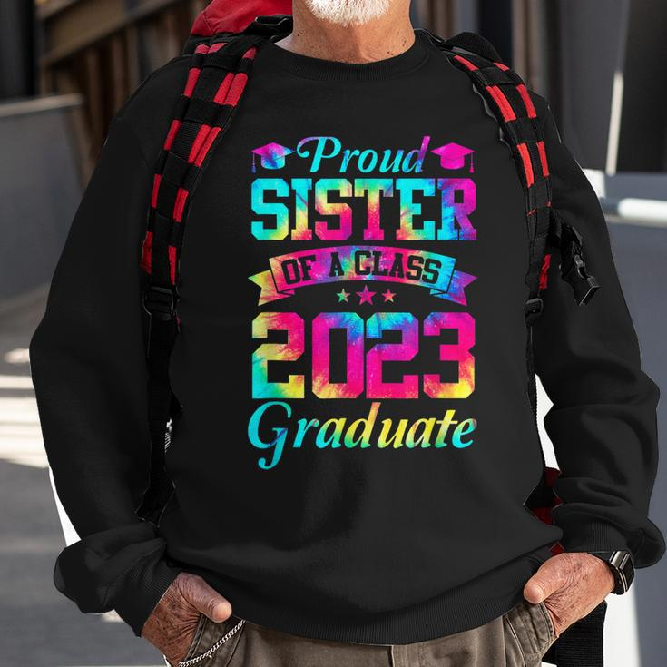 Proud Sister Of A Class Of 2023 Graduate Senior 23 Sweatshirt Gifts for Old Men