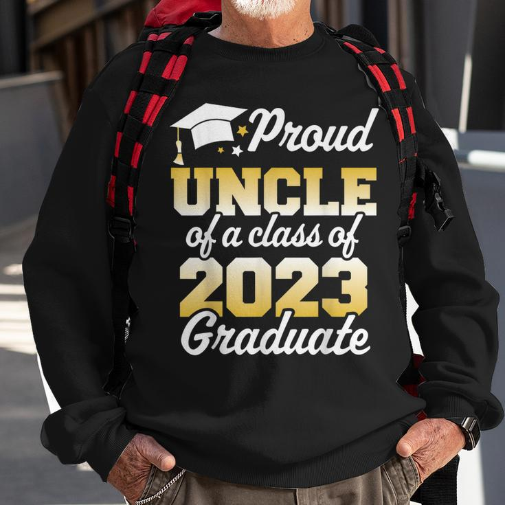 Proud Uncle Of A Class Of 2023 Graduate Senior Family Sweatshirt Gifts for Old Men