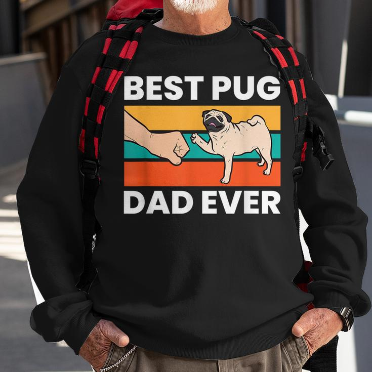 Pug Lover Best Pug Dad Ever Sweatshirt Gifts for Old Men
