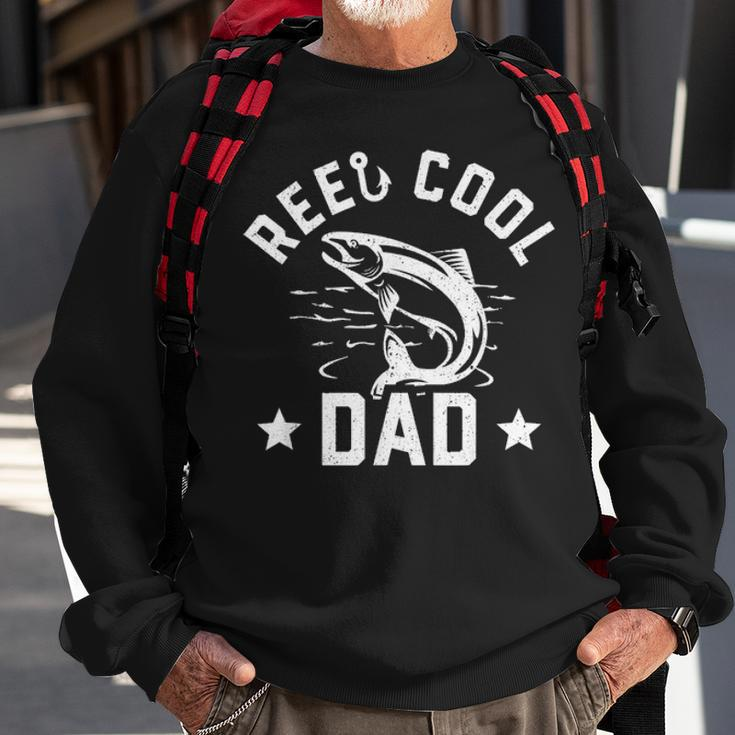 Reel Cool Dad Funny Fishing Fathers Day Gift Sweatshirt Gifts for Old Men
