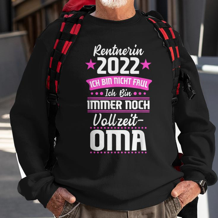 Rentnerin 2022 Vollzeit-Oma Rentnerin 2022 Oma Sweatshirt Geschenke für alte Männer