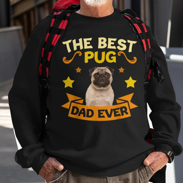 Retro Vintage Best Pug Dad Ever Fathers Day Gift Gift For Mens Sweatshirt Gifts for Old Men