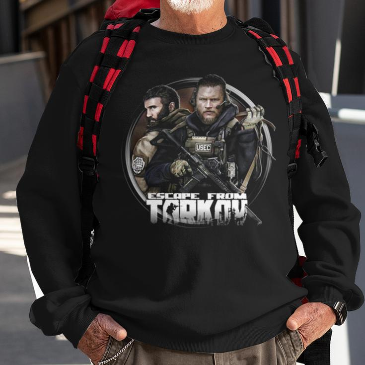 Round Design Game Escape From Tarkov Sweatshirt Gifts for Old Men