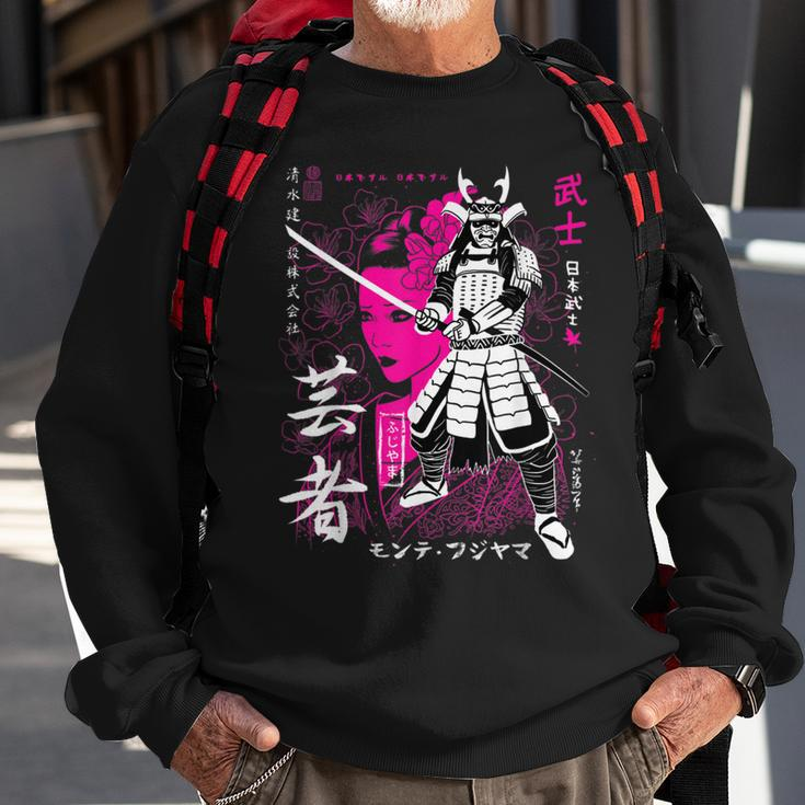 Samurai Warrior Bushido Code Japanese Swordsmen Sweatshirt Gifts for Old Men