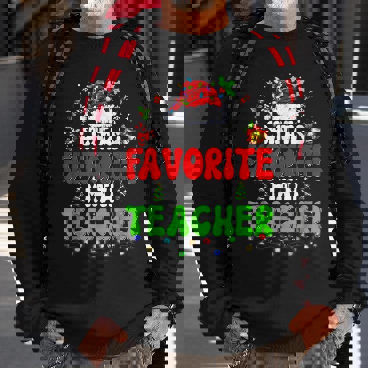 Santas Favorite Dance Teacher Group Matching Christmas 2022 Men Women Sweatshirt Graphic Print Unisex Gifts for Old Men