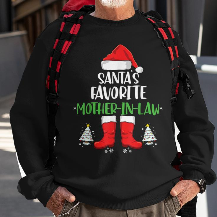 Santa’S Favorite Mother In Law Family Matching ChristmasSweatshirt Gifts for Old Men