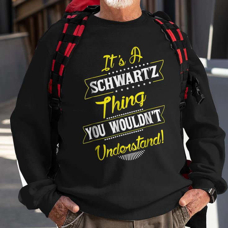Schwartz Thing Family Name Reunion Surname TreeSweatshirt Gifts for Old Men