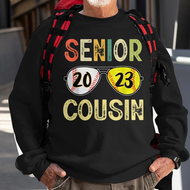 Senior Cousin Class Of 2023 Baseball Softball Graduate Sweatshirt Gifts for Old Men