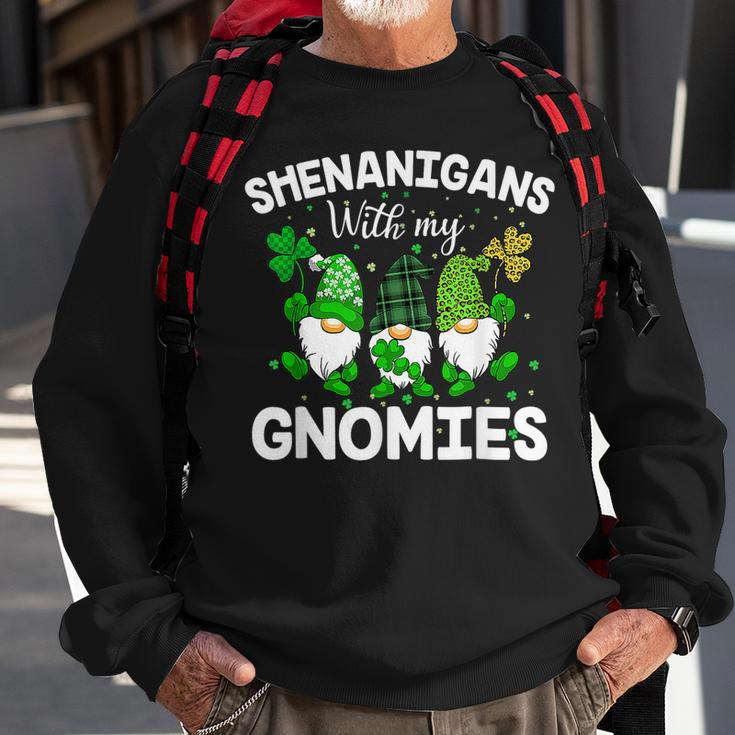 Shenanigans With My Gnomies St Patricks Day Gnome Funny Sweatshirt Gifts for Old Men