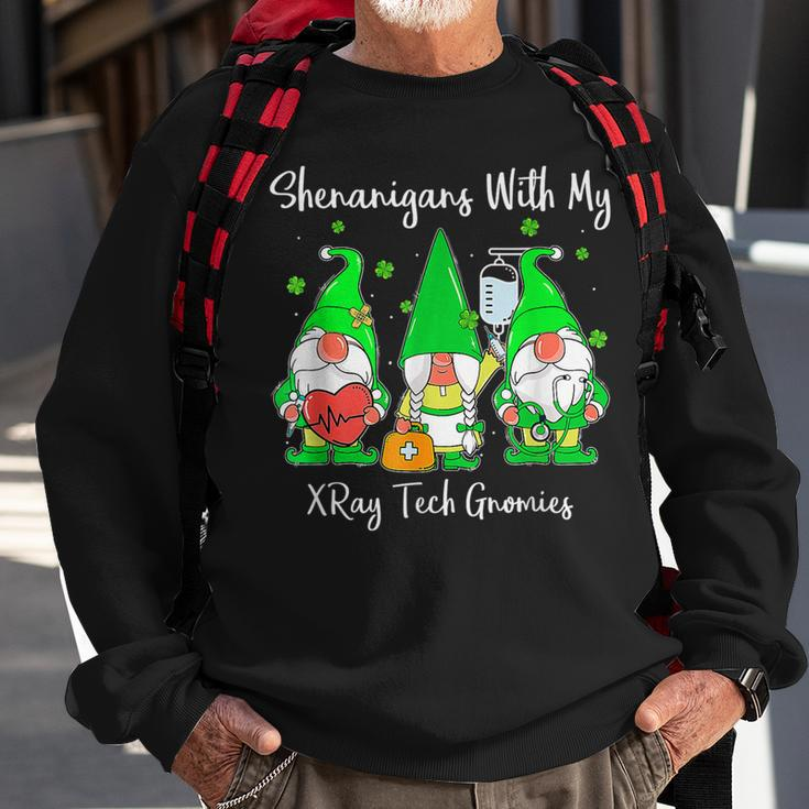 Shenanigans With My Gnomies Xray Tech St Patricks Day Sweatshirt Gifts for Old Men