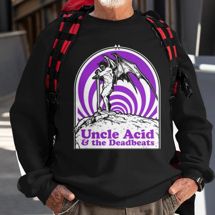 Slow Death Uncle Acid &Amp The Deadbeats Sweatshirt Gifts for Old Men