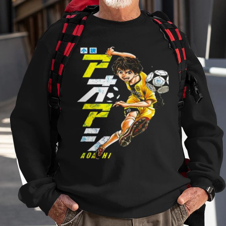 Soccer Manga Aoashi Anime Sweatshirt Gifts for Old Men