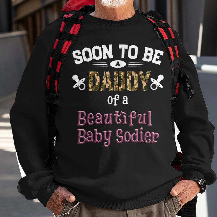Soon To Be Daddy Of A Beautiful Baby Girl New Dad Father Day Sweatshirt Gifts for Old Men