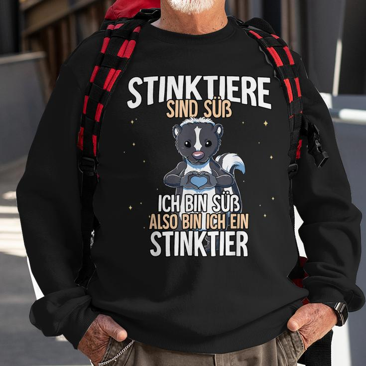 Stinktiere Sind Süß Stinktier Sweatshirt Geschenke für alte Männer