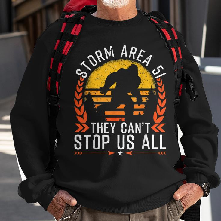 Storm-Area-51 Bigfoot Sie Können Uns Nicht Alle Aufhalten Sweatshirt Geschenke für alte Männer