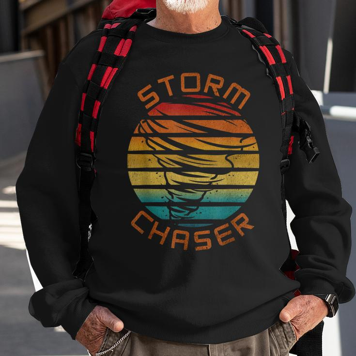 Storm Chaser Tornado Meteorology Meteorologist Weatherman Sweatshirt Gifts for Old Men