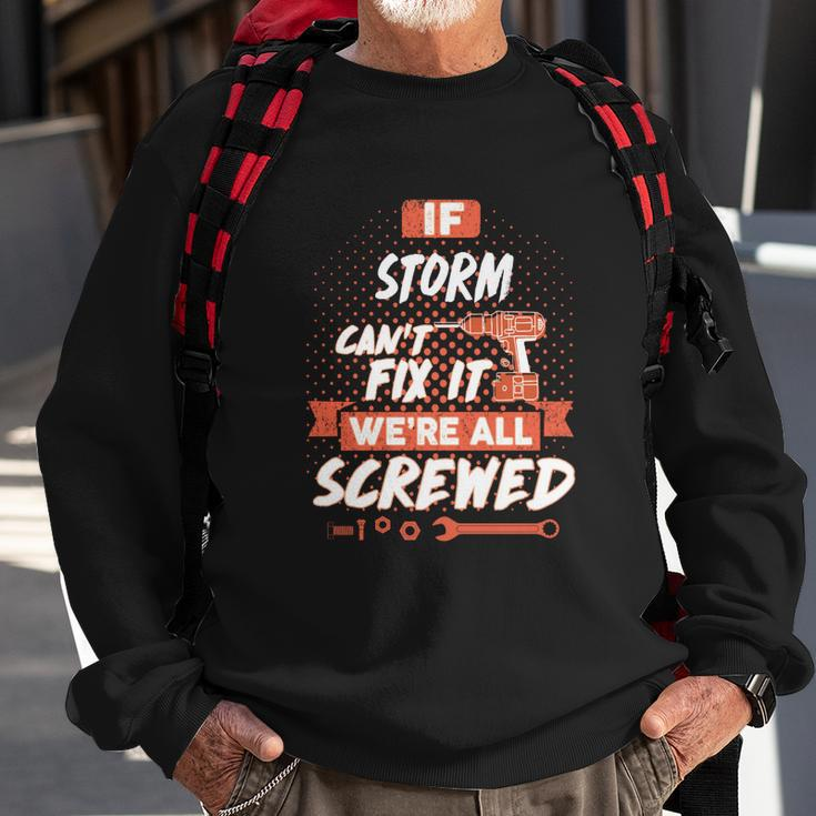 Storm Name Storm Family Name Crest Sweatshirt Gifts for Old Men