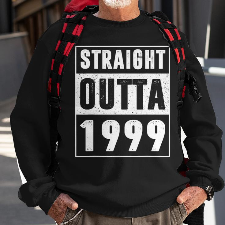 Straight Outta 1999 Vintage 22 Years Old 22Nd Birthday Gifts Sweatshirt Gifts for Old Men