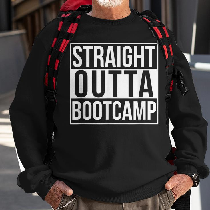 Straight Outta Bootcamp Sweatshirt Gifts for Old Men