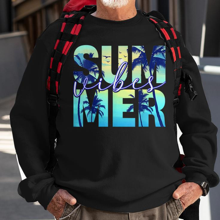 Summer Vibes Family Vacation Girlstrip Matching Group Sweatshirt Gifts for Old Men