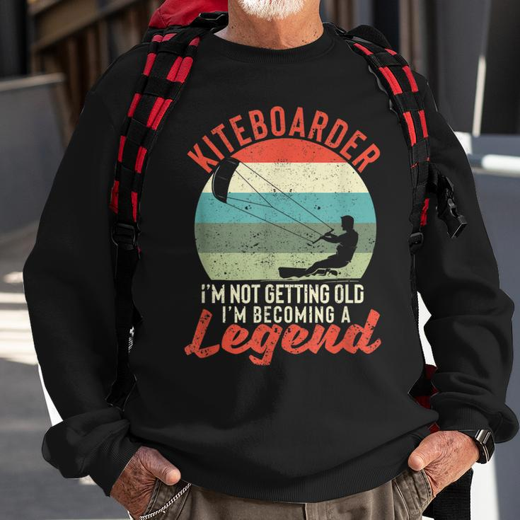 Surfer Kiteboarder Ich Werde Nicht Alt Ich Werde Eine Legende Sweatshirt Geschenke für alte Männer