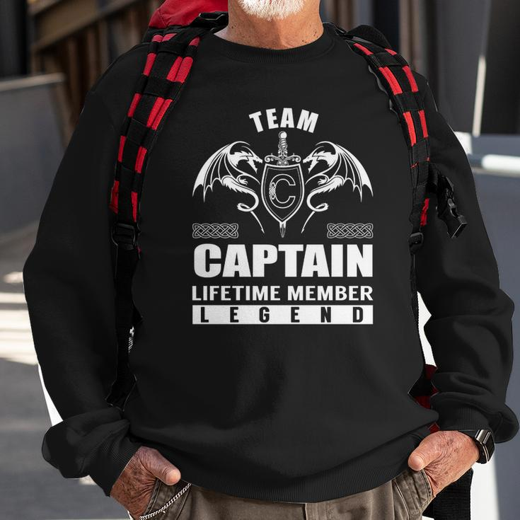 Team Captain Lifetime Member Legend Sweatshirt Gifts for Old Men