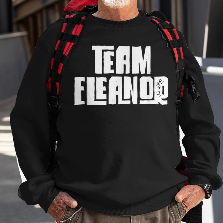 Team Eleanor Daughter Granddaughter Wife Mom Sports Name Men Women Sweatshirt Graphic Print Unisex Gifts for Old Men