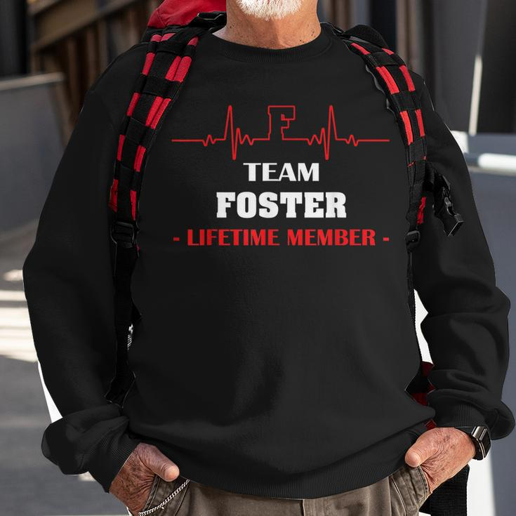 Team Foster Lifetime Member Blood Completely Family Men Women Sweatshirt Graphic Print Unisex Gifts for Old Men