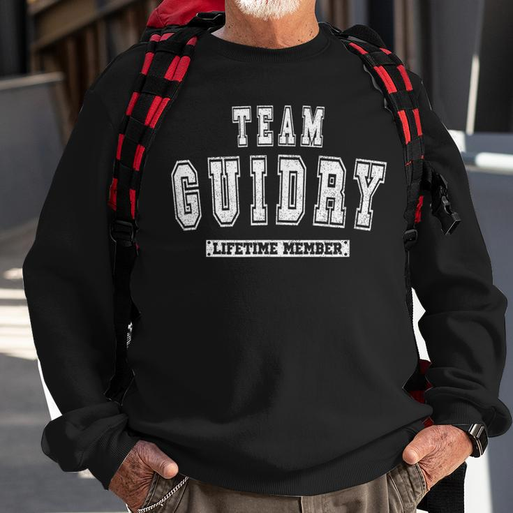 Team Guidry Lifetime Member Family Last Name Sweatshirt Gifts for Old Men