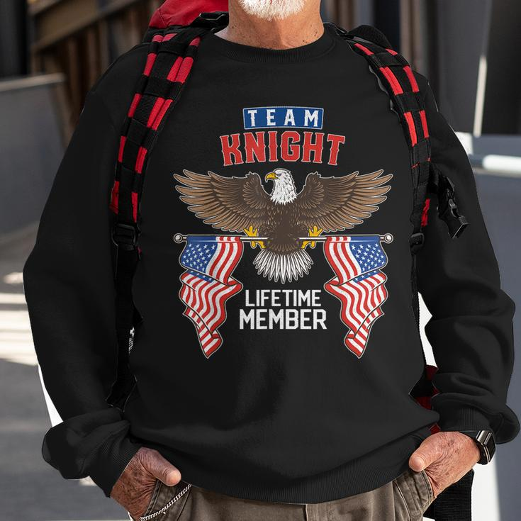 Team Knight Lifetime Member Us Flag Sweatshirt Gifts for Old Men