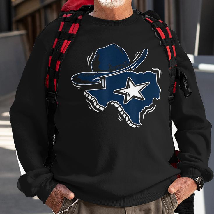 Texas Souvenir Texan Tx Dallas Howdy Longhorn Sweatshirt Gifts for Old Men