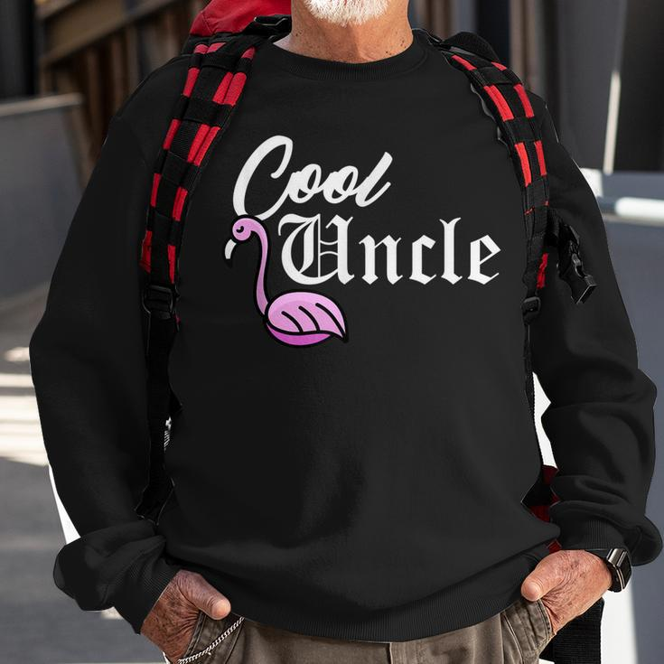 The Cool Uncle FlamingoSweatshirt Gifts for Old Men