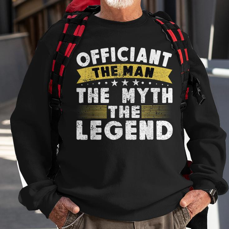 The Legend Wedding Officiant Ordained Minister Sweatshirt Gifts for Old Men