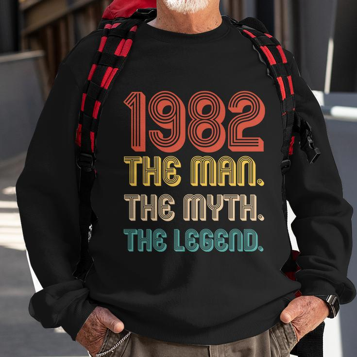 The Man The Myth The Legend 1982 40Th Birthday Sweatshirt Gifts for Old Men