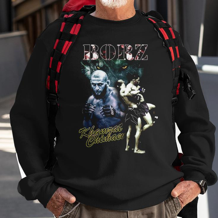 The Power Of The Wolf Khamzat Chimaev Sweatshirt Gifts for Old Men