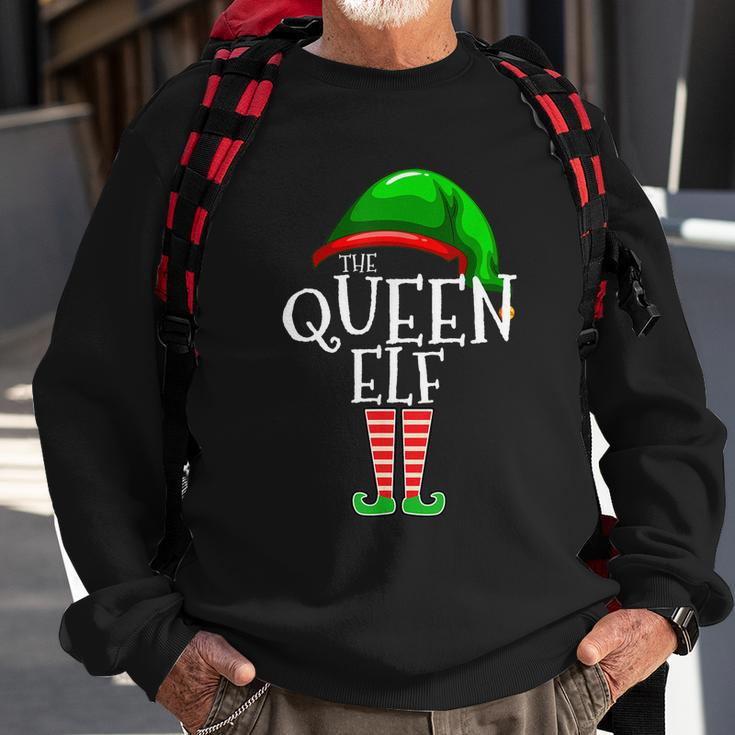 The Queen Elf Family Matching Group Christmas Gift Women Tshirt Sweatshirt Gifts for Old Men