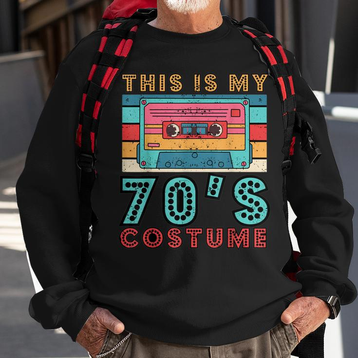 This Is My 70S Costume Vintage 1970S Hippie Groovy Style Sweatshirt Gifts for Old Men