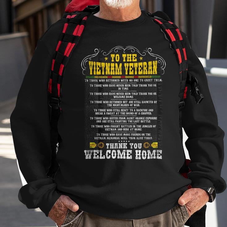 To The Vietnam Veteran Sweatshirt Gifts for Old Men