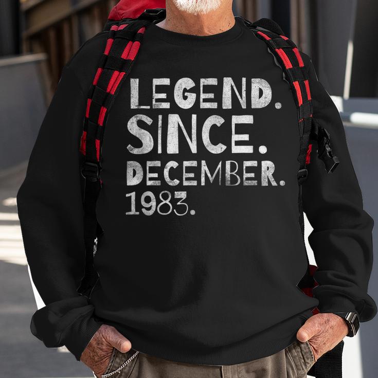 Tolle Geburtstagslegende Seit Dezember 1983 Männer Frauen Sweatshirt Geschenke für alte Männer